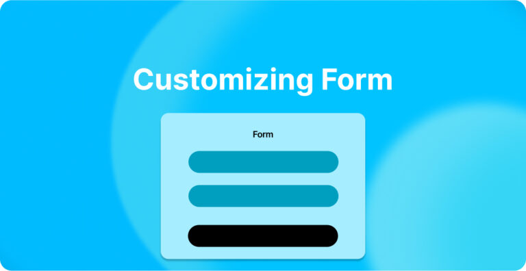 customizing form preview